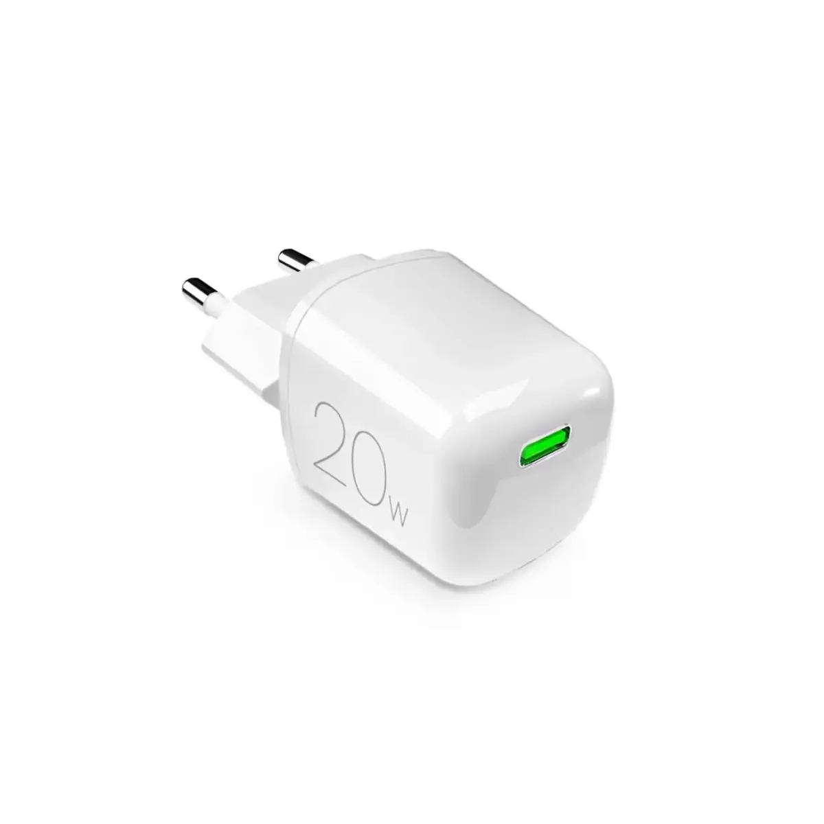 Puro 20W GaN USB-C tīkla lādētājs | 20W | GaN | USB-C | balts