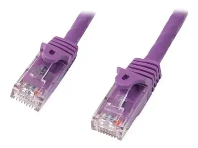 StarTech.com 2m CAT6 Ethernet Cable - Purple Snagless Gigabit CAT 6 Wire - 100W PoE RJ45 UTP 650MHz Category 6 Network Patch Cord UL|TIA (N6PATC2MPL) - patch cable - 2 m - purple