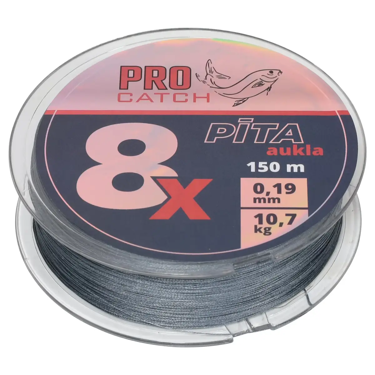 Pro Catch Braided line X8 0.19mm 150m grey
