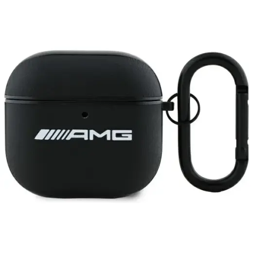 AMG AMA4SLWK AirPods 4 cover biały|white  Leather White Logo