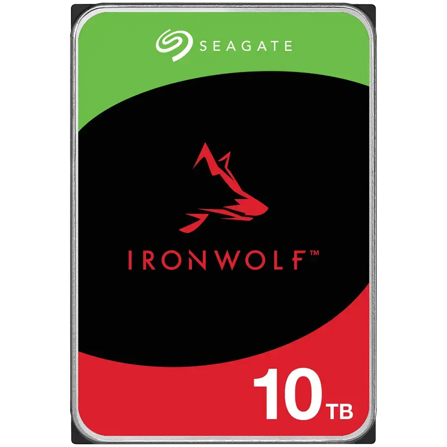 Seagate Hard Drive IronWolf - 10 TB - 3.5" - SATA 6 GB|s