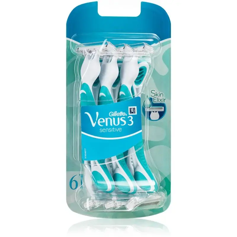 Gillette Venus 3 Sensitive Disposable Razors 6 Pieces