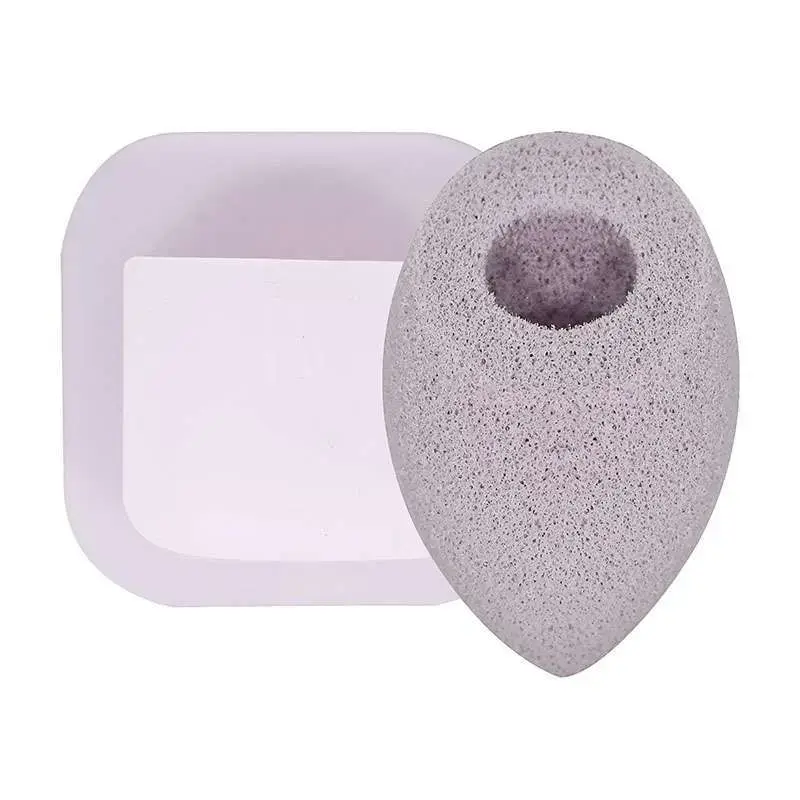 Real Techniques Cleaning Sponge and Sponge Container