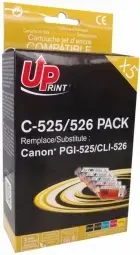 Tintes kārtridžs UPrint Canon PGI-525/CLI-526 Multipaka