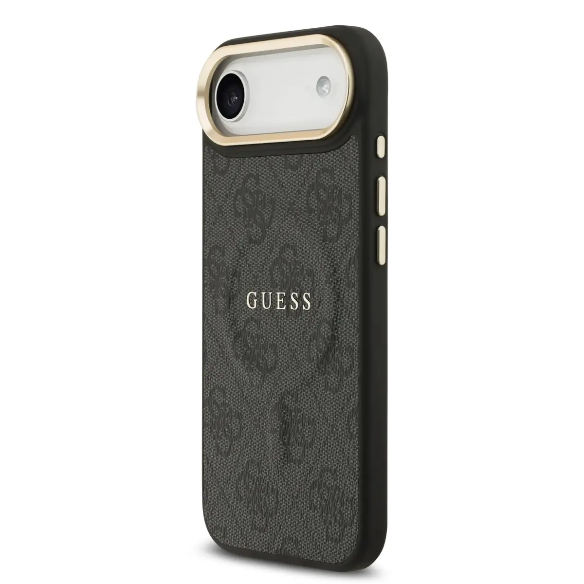 Guess PU Leather maciņš ar MagSafe atbalstu telefonam iPhone 17 Air melns