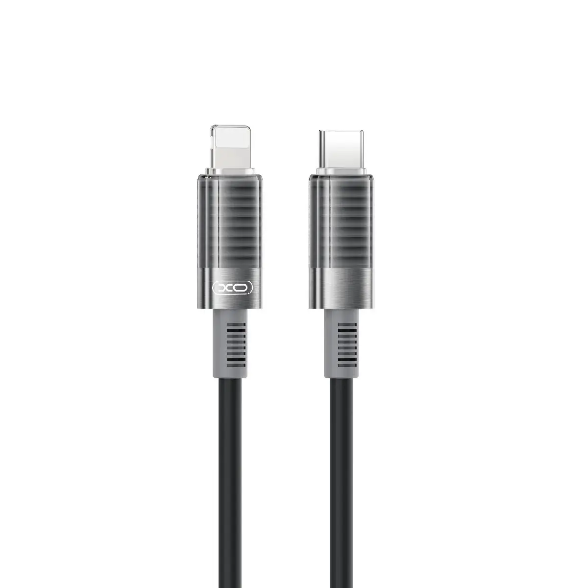 XO NB-Q282A datu pārraides un uzlādes vads | USB-C uz Lightning | 27W | 1m | melns