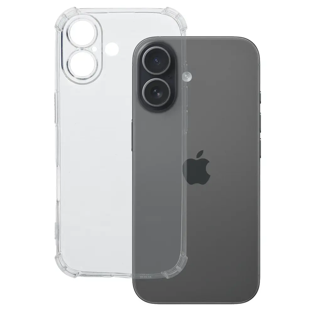 Clin Anti Shock 1.5mm maciņš telefonam iPhone 17 caurspīdīgs