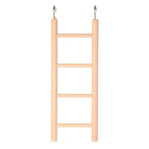 Koka trepes putniem - Trixie Wooden ladder (4 pakāpieni), 20 cm