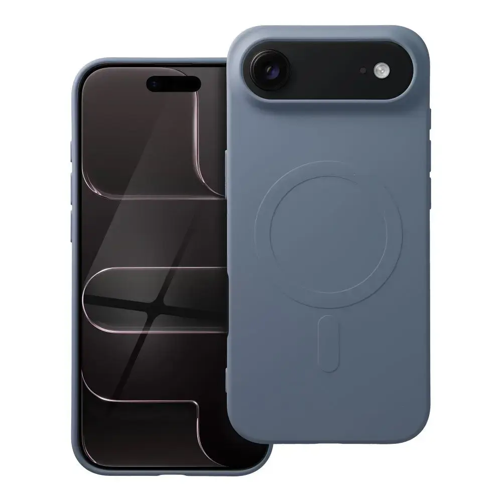 Silicone Mag Cover (big hole) maciņš ar MagSafe atbalstu telefonam iPhone 17 Air zils