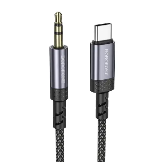 Borofone Cable AUX BL24 Graceful - Type C to jack 3,5mm - 1 metre black