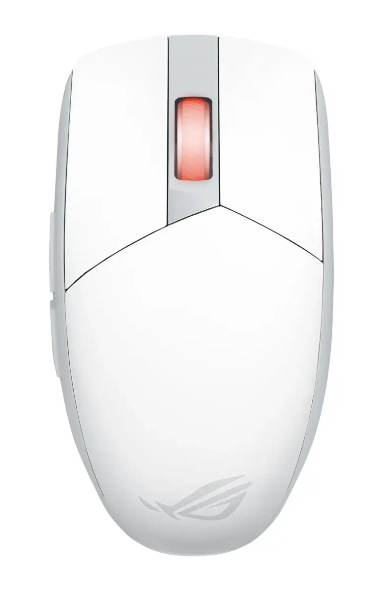 ASUS ROG Strix Impact III Wireless - mouse - Bluetooth 5.1, 2.4 GHz - moonlight white