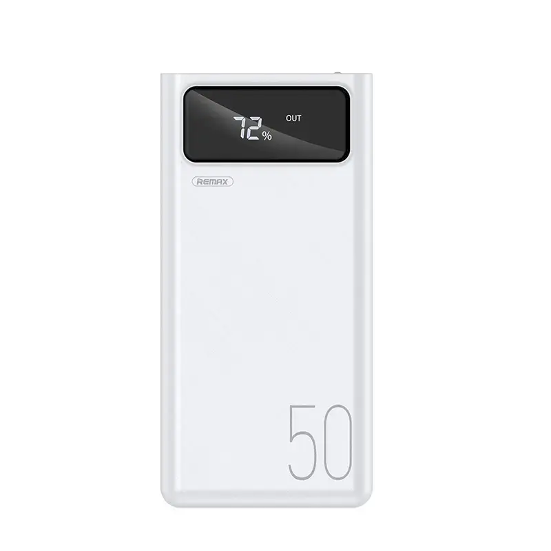 Remax RPP-162 MENGINE Series Power Bank Universal Charger for Devices 50000 mAh | 2.1A white