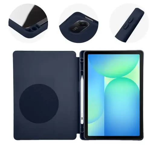 OBAL:ME SolidTab Case for Samsung Galaxy Tab S10 Lite/S9/S9 FE/S10 FE Dark Blue