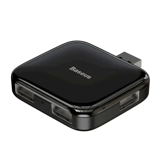 Baseus CAHUB-CW01 USB hubs - sadalītājs 4 x USB 2.0 melns