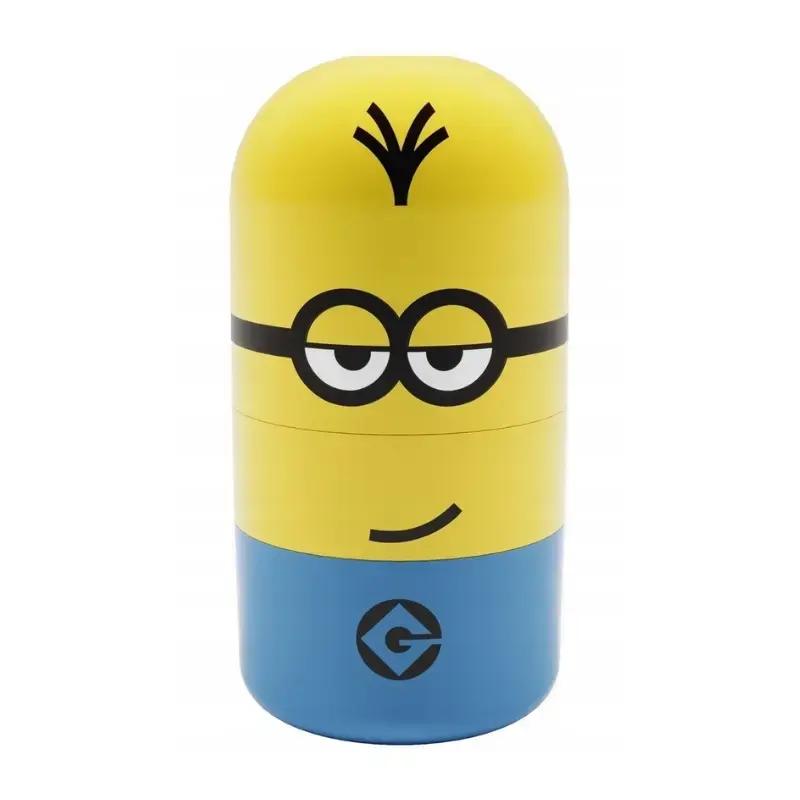Uzglabāšanas kaste Kevin 10L "Minions" Ø20x38cm dzeltena/zila