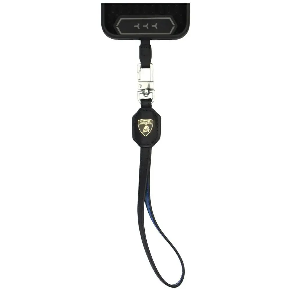 Universal Lamborghini D1 Leather Handstrap blue