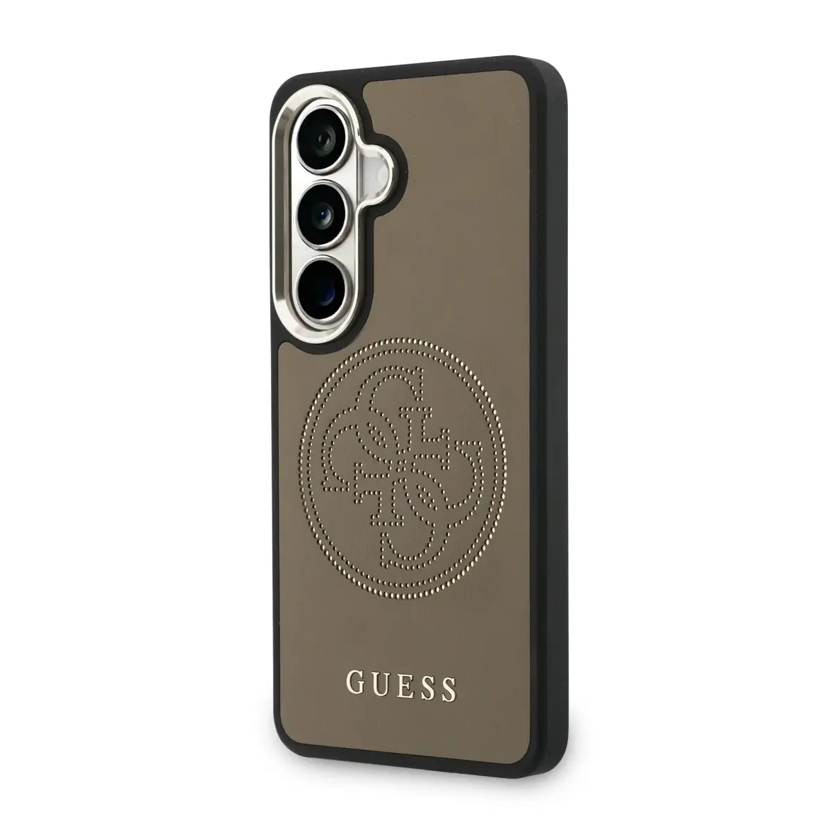 Guess PU Perforated 4G Logo maciņš ar MagSafe atbalstu telefonam Samsung Galaxy S26 (S942) brūns