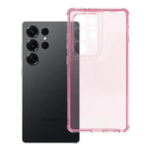 MATRIX CLEAR phone case for Samsung Galaxy S25 Ultra (S938) pink