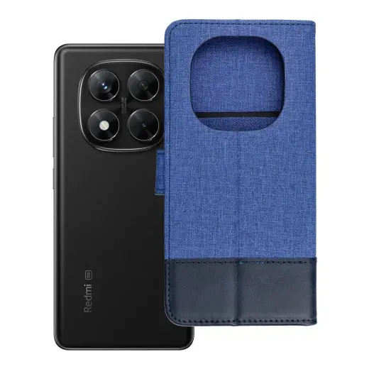 Flip case for Xiaomi Redmi Note 14 PRO 5G / 14 PRO PLUS 5G Gomma Book blue