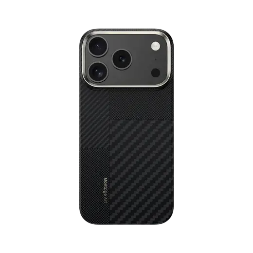 Benks Montage Magnetic Armor Air Kevlar maciņš telefonam iPhone 17 Pro Max melns