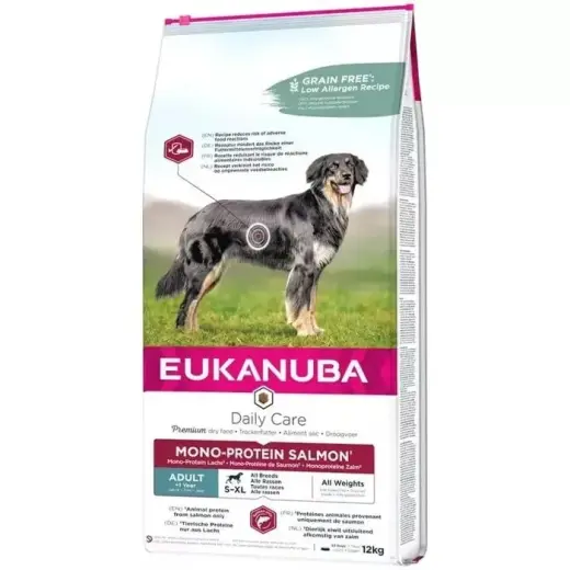 Dry food for dogs - Eukanuba Mono-protein Lachs, 12 kg