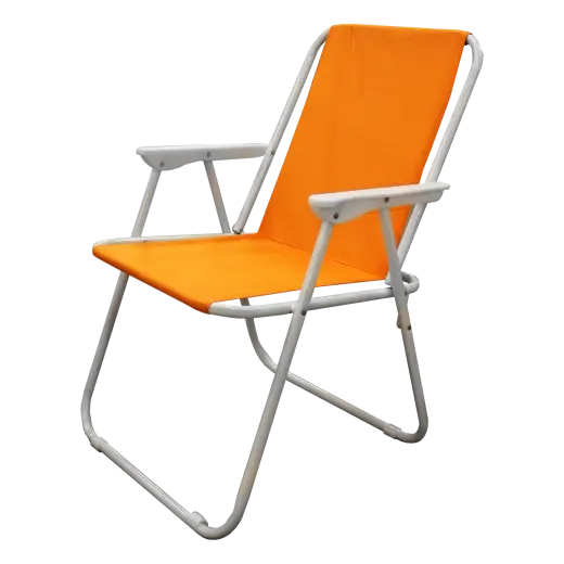 Krēsls kempinga 53x44x75cm oranžs