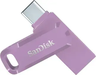 Zibatmiņa SanDisk Ultra Dual Drive Go USB-A / USB Type-C 64GB Lavender