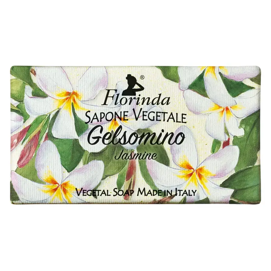 Florinda, Jasmine, Vegan, Hydrating & Cleansing, Floral, Scented Soap Bar , Body, 100 g
