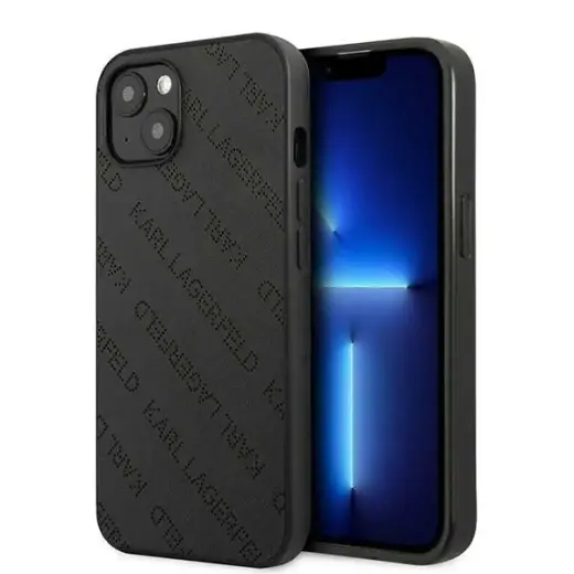Karl Lagerfeld KLHCP13MPTLK iPhone 136,1" hardcase black Perforated Allover