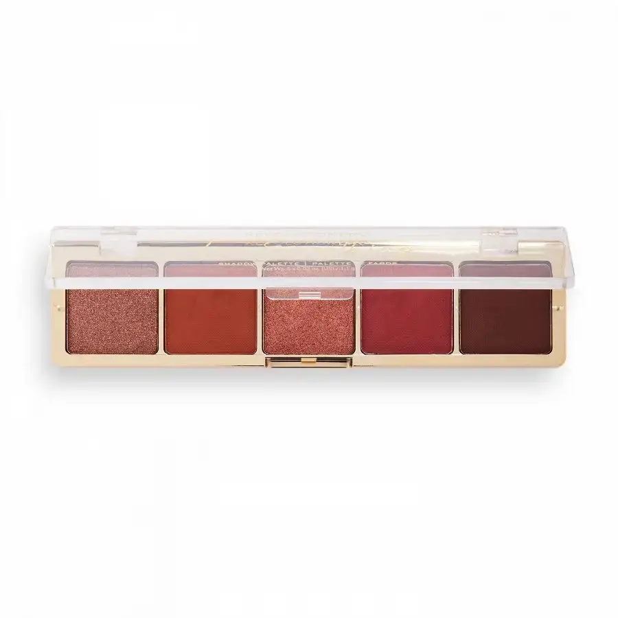 Revolution Pro, Glam, Eyeshadow Palette, I'm Everything Burnt Nude, 5 Shades, 5.5 g