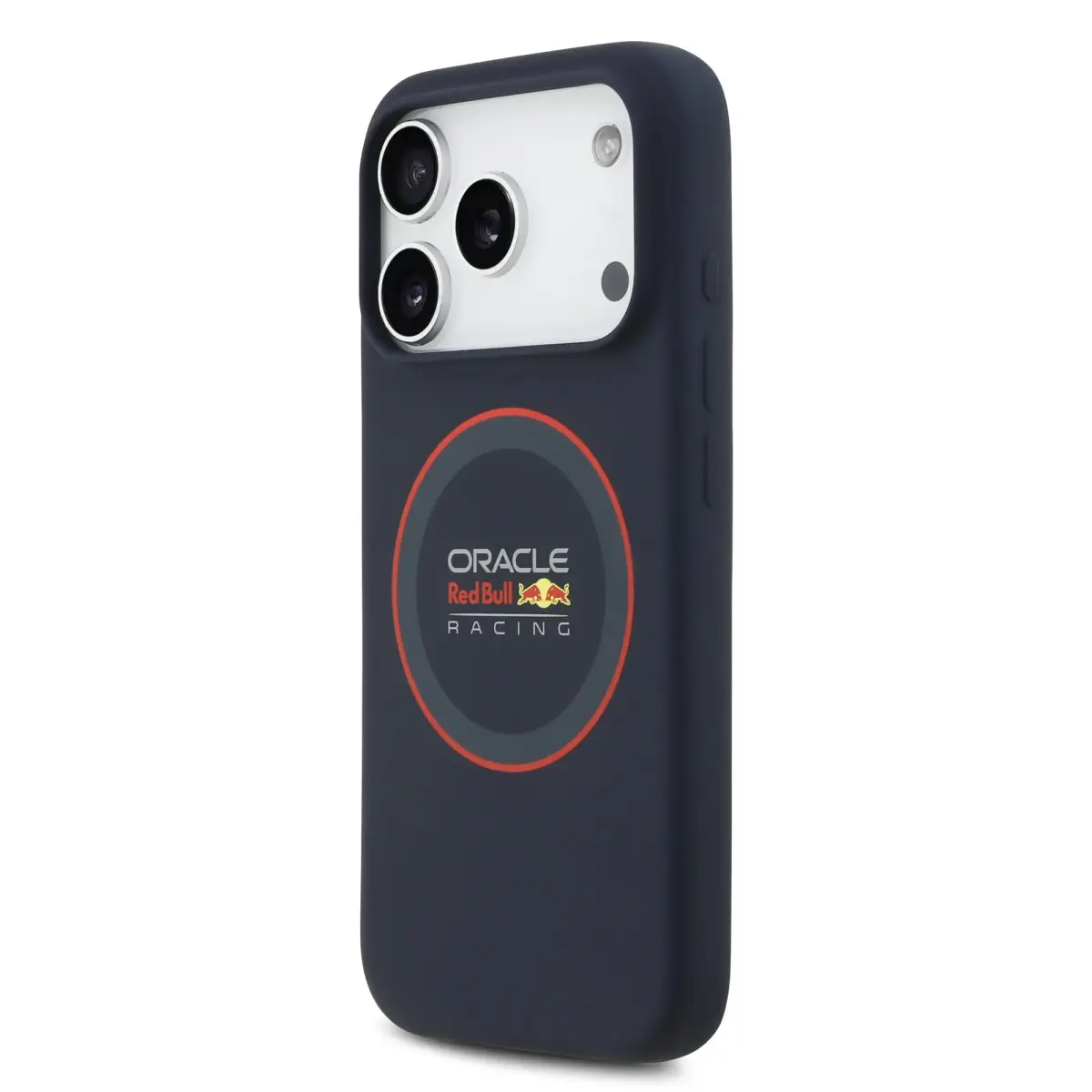 Red Bull Silicone Red Ring MagSafe Case for iPhone 17 Pro Navy