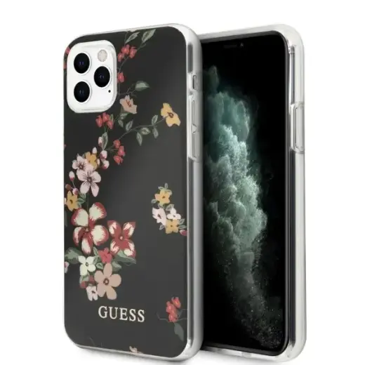 Guess Flower Collection чехол для телефона для iPhone 11 Pro черный N°4