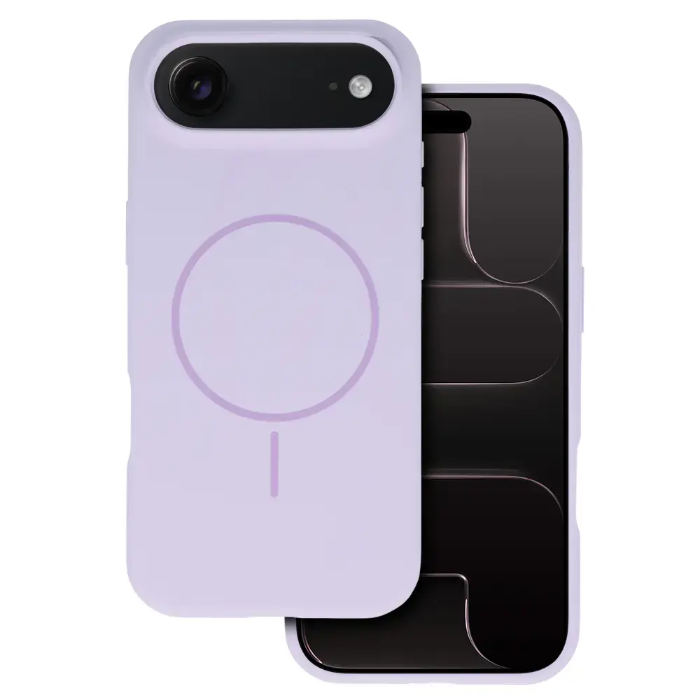 Slim Silicone maciņš ar MagSafe atbalstu telefonam iPhone 17 Air violets