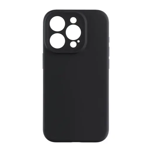 Forcell F-Protect Rubber Premium telefoni ümbris MagSafe toega iPhone 15 Pro must