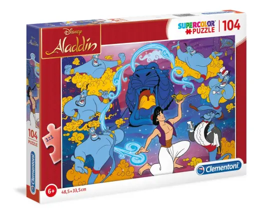 Clementoni, SuperColor, Aladyn, Puzzle, Unisex, 6+ years, 104 pcs