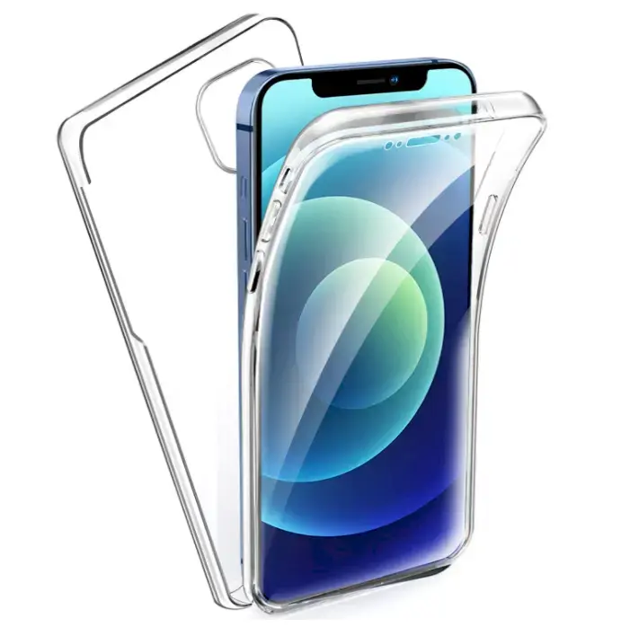 Fusion 360 Defense Silikona Aizsargapvalks Priekš Apple iPhone 12 Mini Caurspīdīgs