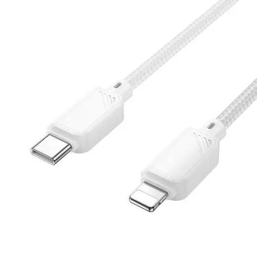 Cable USB C to Lightning Hoco PD 27W 1 m X113 white