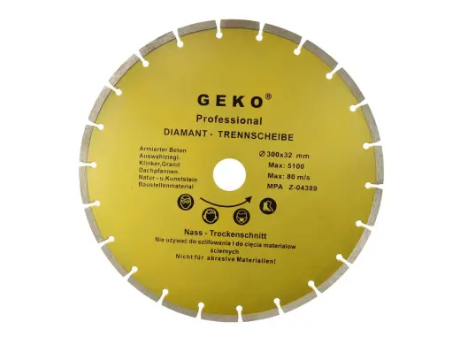 Segmenteeritud teemantketas 300x8x32mm GEKO Profi
