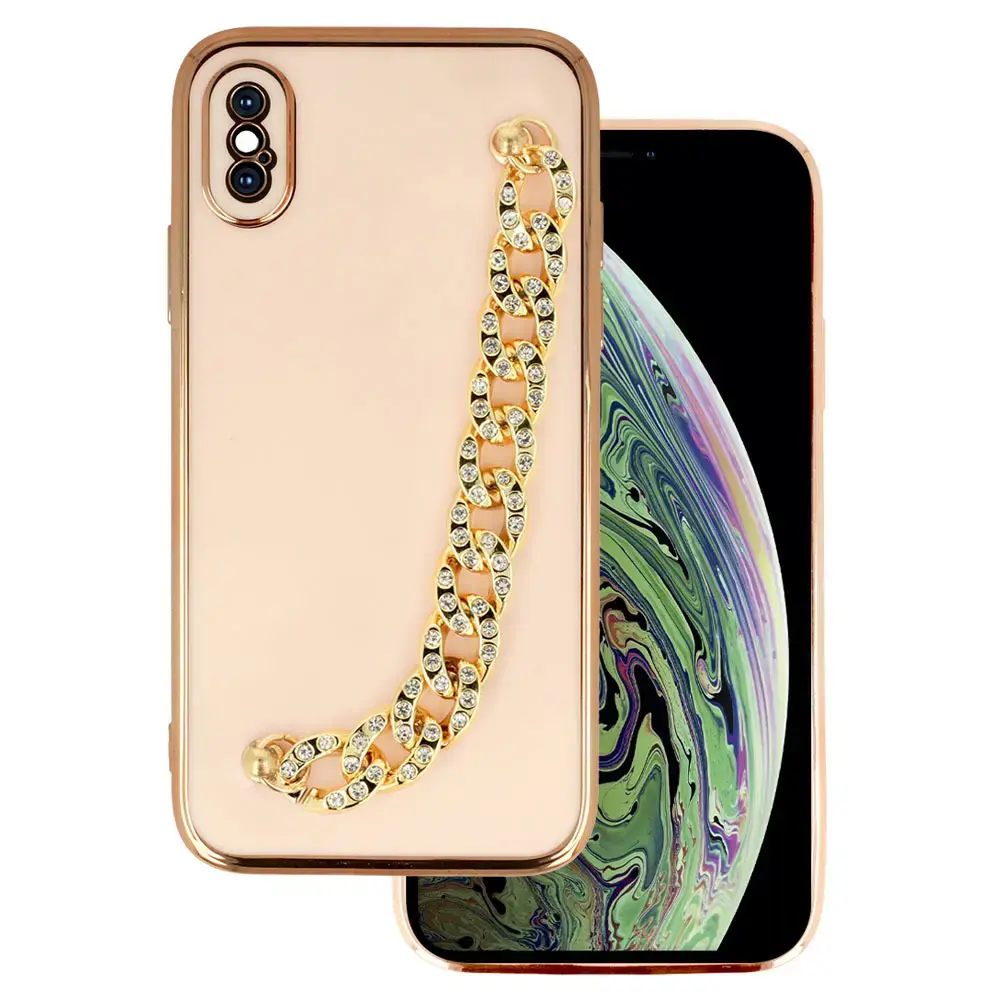 Trend maciņš telefonam iPhone X | iPhone XS rozā (dizains 4)