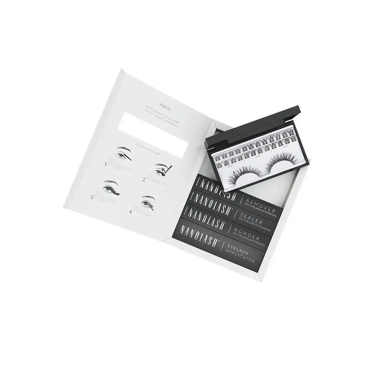 Set of False Eyelashes Nanolash Charm 5 Pieces