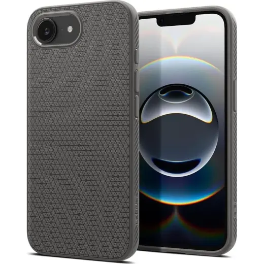 Spigen Liquid Air Case for iPhone 16e - Gray