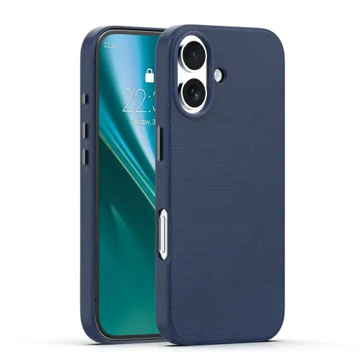 Etteri Elegant Mag telefono dėklas su MagSafe palaikymu iPhone 16 mėlynas