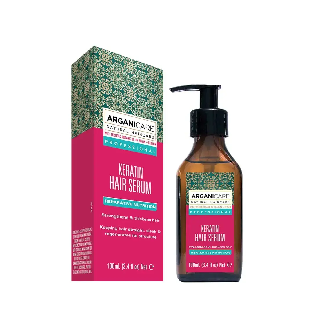 Arganicare, Keratin, Hair Serum, Nourishing & Strengthening, 100 ml