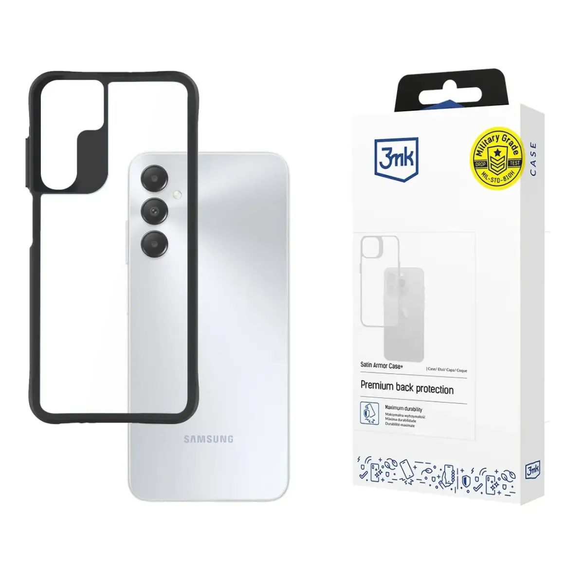 3mk Satin Armor Case+ case for Samsung Galaxy A15 5G