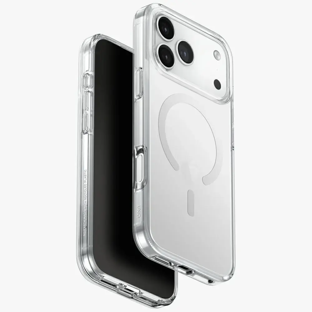UNIQ Clario Case for iPhone 17 Pro Max Magclick Charging Transparent