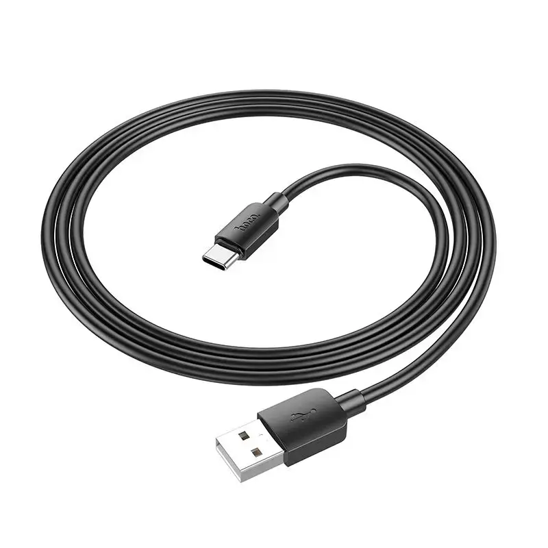 Hoco X96 datu pārraides un uzlādes vads | USB-A uz USB-C | PD | 27W | 1m | melns
