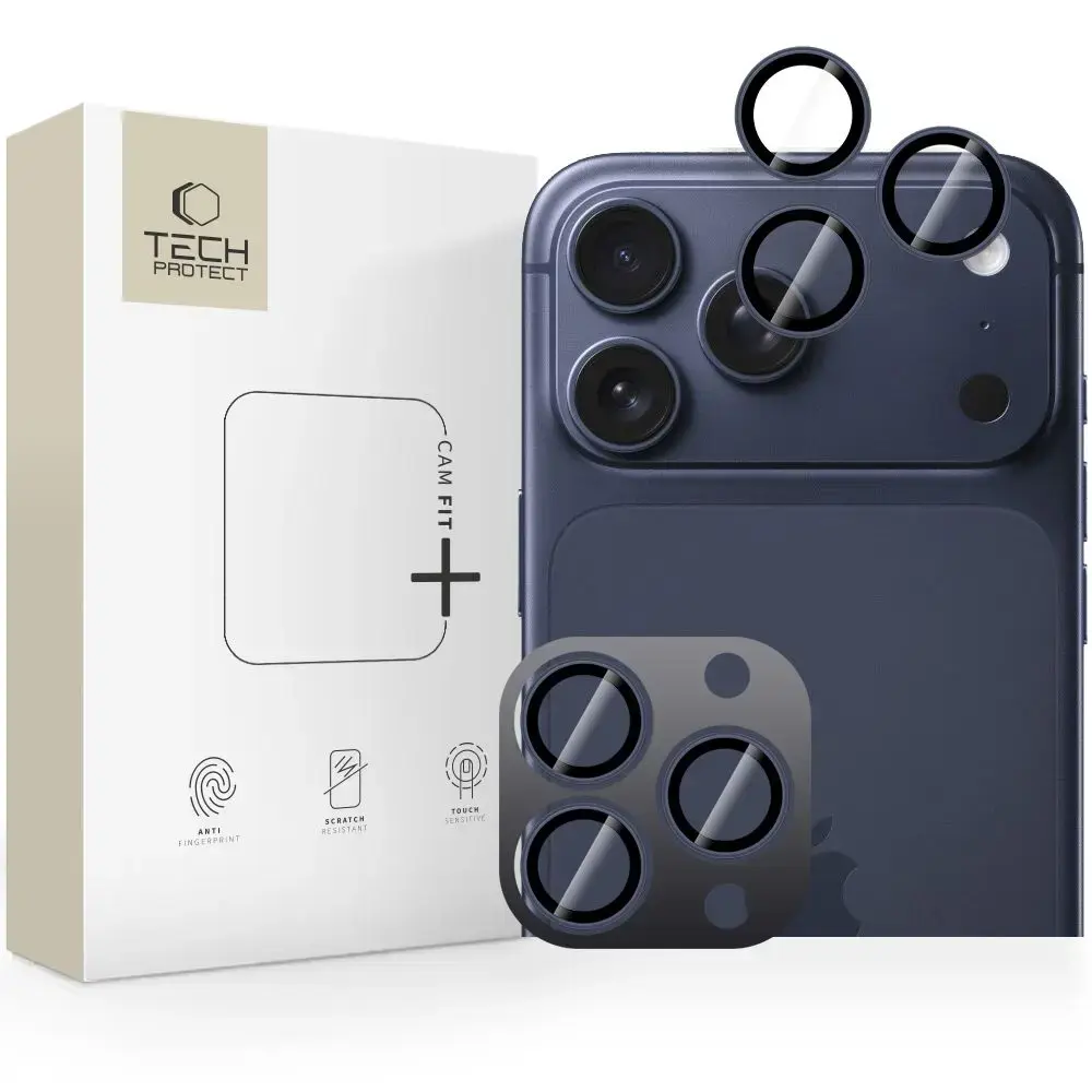 OSŁONA APARATU TECH-PROTECT CAMRING FIT+ IPHONE 14 PRO | MAX | 15 PRO | MAX | 16 PRO | MAX | 17 PRO | MAX DEEP BLUE