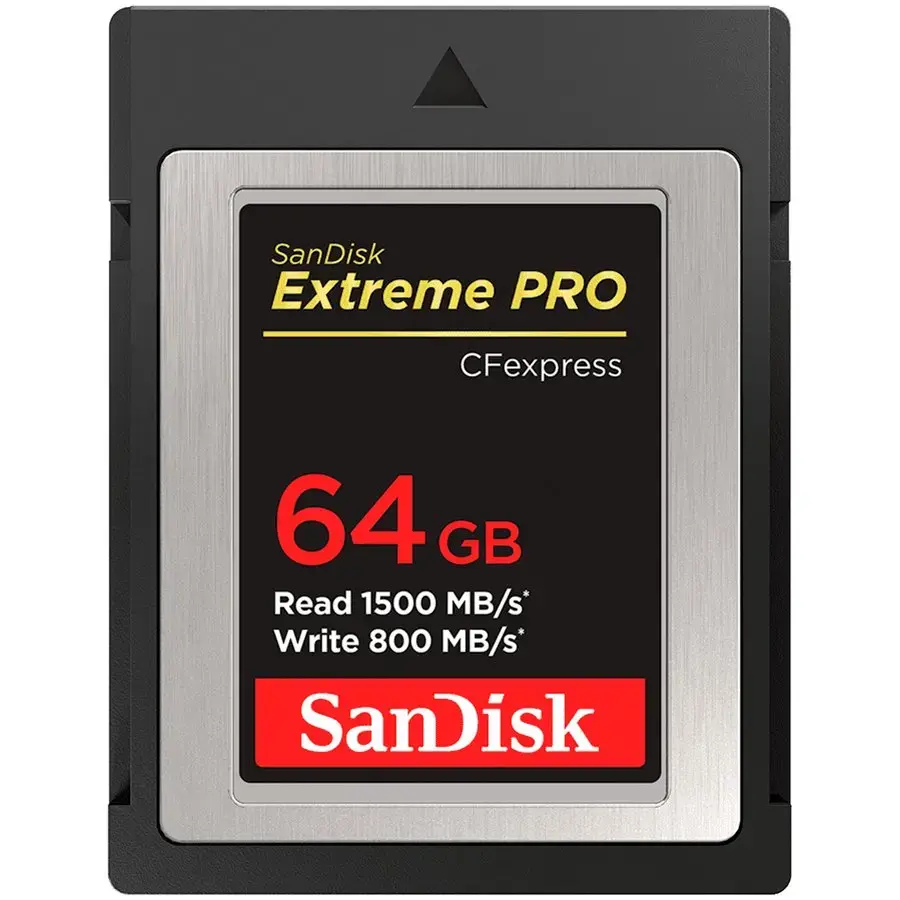 SANDISK Extreme PRO CFexpress Card Type B, 64GB, 1500MB/s Read, 800MB/s Write