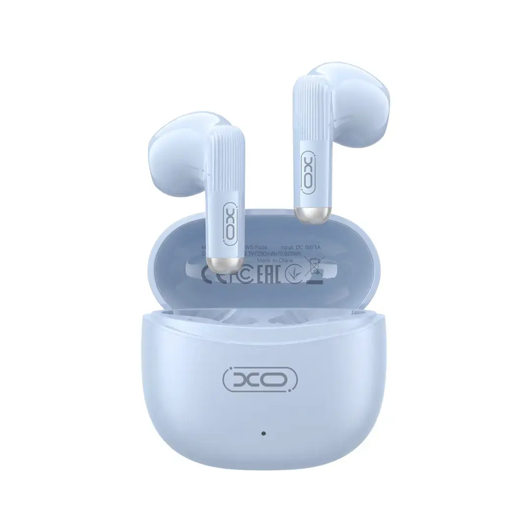 XO Bluetooth earphones G62 TWS blue