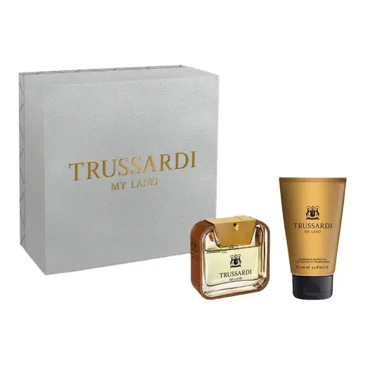Set Trussardi: My Land, Eau De Toilette, For Men, 50 ml + My Land, Cleansing & Refreshing, Shower Gel, For All Skin Types, 100 ml